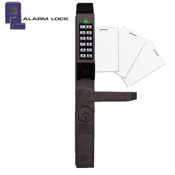 Narrow-Stile PROX Keypad Lever Lock Oil Rubbed Bronze Finish